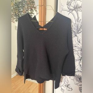 Belldini black oversized knit sweater